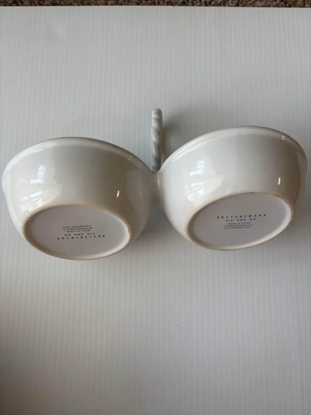 Pottery Barn Tie One On Cocktail Serving Dish
